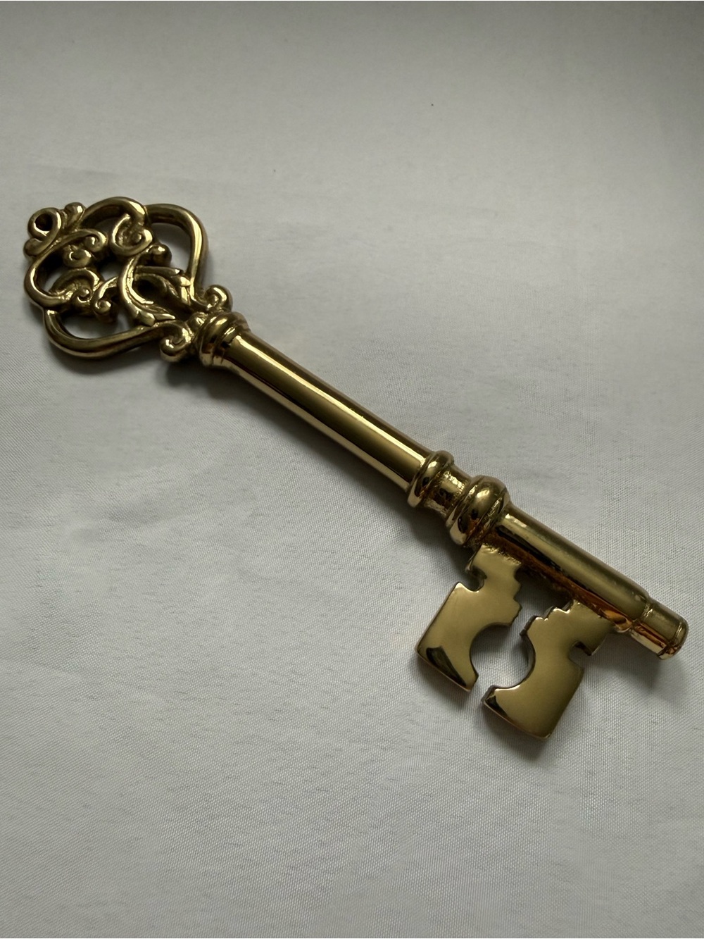 Decorative Ornate Key - Gold
